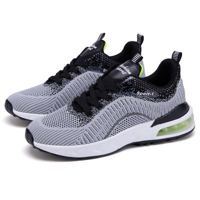 China Cushioning Popular Designer Air Cushion Popular Designer Sneaker Fly Man Walking Shoes Knitting Men Shape Sports Shoes for sale