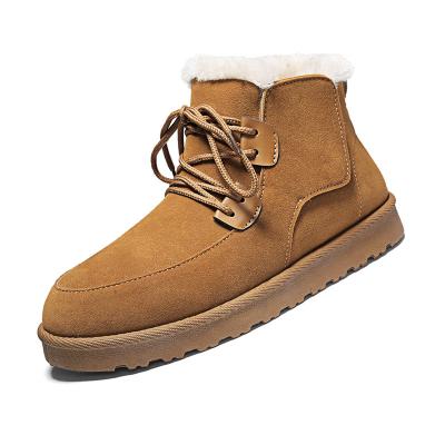 China Fashion Trend Snow High Quality Flat Winter Adult Men Warm Waterproof Martin Boots for sale