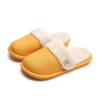 China Fashion Trend Cute Soft Plush HOME Slippers FOR Couples Unisex Non-Slip Waterproof Indoor Slippers Removable and Washable Home Slippers for sale