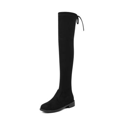 China Waterproof Womens High Top Platform Over The Knee Lace Up Boots for sale