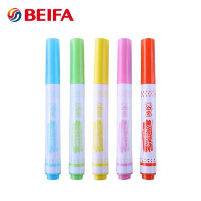 China Beifa Brsy0007 Plastic Round Shape Pastel Color Plastic Water Erasable Marker, Washable Marker Pen, Pen for sale