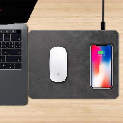 China Universal QI Fast Wireless Charger Mouse Pad for sale