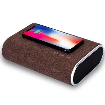 China Built-in Wireless charging function mini bluetooth speaker for sale