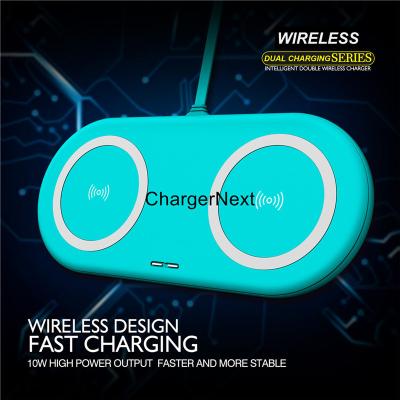 China 2018 CE FCC 10W FAST Speed Portable mobile phone accessories charger Qi wireless charging pad for iPhone 8 for iPhone X for sale