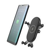 China CAR WIRELESS CHARGER FBA amazon shipping N5 10W QI car mount wireless charger for car for sale