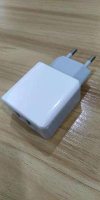 China 2 USB Port US EU Plug 5V 2.4A 3.4A Dual USB Travel Wall Charger For Mobile Phone for sale