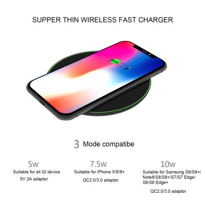 China WIRELESS FAST CHARGER charger 10W QI Wireless Charger fast changing compatible with all device for sale