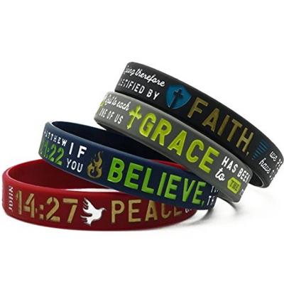 China Hot Selling Promotional Palestine Silicone Festival Advertising Band Loom Rubber Wristband Kit Wrist Bands for sale