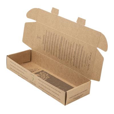 China Lipack Brown Plain Paper Box Recyclable Mailing Corrugated Cardboard Kraft Packaging Box for sale