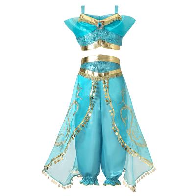 China Breathable Jasmine princess dress wholesale  trade children's skirt cosplay Halloween performance costume for sale