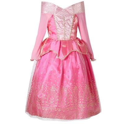 China Breathable Aiello Princess Dresses Sleeping Beauty Dresses Gowns Girls Dresses for sale