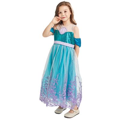 China Breathable PRINCESS VALLEY Princess Mermaid Dress For Kids Girls  Costumes Halloween Christmas Party for sale