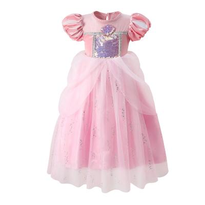 China Breathable Lepe Princess Girl's Dress Mermaid Costume Princess Dress Up Spot wholesale for sale