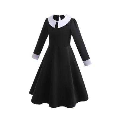 China Other Halloween Adams Family Princess Dress Wednesday Adams Black Dress cosplay costume for sale