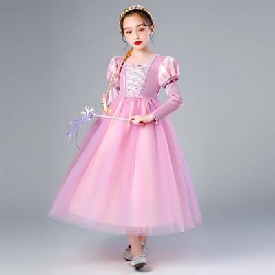 China Other LePei Sophia Rapunzel Dress Birthday Gown Dress Performance Dress Puffy Mesh Skirt Frozen Elsa Skirt for sale