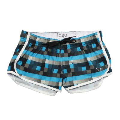 China Summer QUICK DRY wholesale clothing shorts 4 way classic stretch sublimation printed women beach shorts for sale