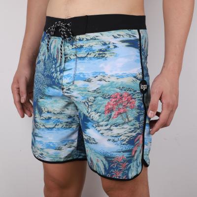 China New Popular Boardshorts 2021 Men's Swimming Trunks Back Pockets Summer QUICK DRY Shorts Beach Quick Dry Shorts for sale