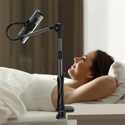 China 360 Arm 360 Arm Bracket Clip Mount Adjustable Flexible Adjustable Cell Phone Stand Long Gooseneck Cell Phone Holder for sale