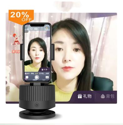 China Adjustable Auto Face Motion AI Face Tracking Phone Holder Auto Selfie Face Tracking Phone Holders For Video Chatting for sale