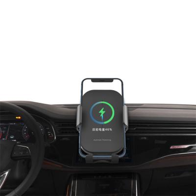 China Wireless Phone Holder Car Mount Air Vent Charger Qi Wireless Charger Phone Holder With Wireless Charger for sale