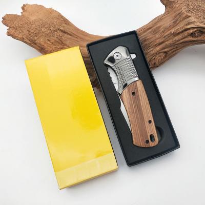 China Eco-friendly Material Handle Other Outdoor DIY Tools Camping Handmade Hunter Pocket Hunting Cold Folding Knife In Box Set for sale