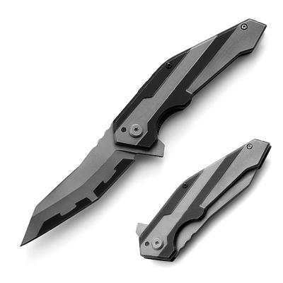 China Hot Selling Outdoor Tactical Men's Stainless Steel Sharpness Gift Camping Folding Knife With Nylon Bag for sale