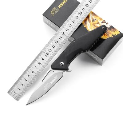 China Open Design Aluminum Service Special Survival Knife Free Sample Folding Slide Handle Outdoor Pocket Knives for sale