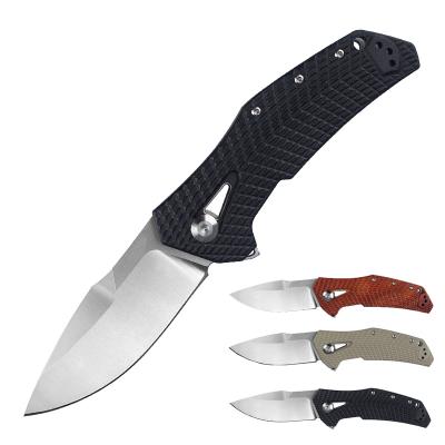 China Custom Blade 8CR13MOV Folding Utility Knife Group of Ten Blade Open Slide Knife Premium Steel Handle for sale