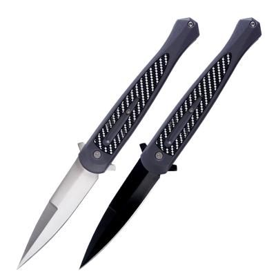 China Promotional Easy Carry ABS Handle Camping Plastic Folding Hunting Pocket Knife Outdoor DIY Tool for sale