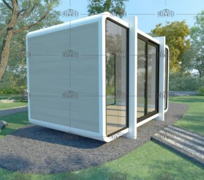 China Tiny Postmodern Tiny Prefab Glass Manufacturing Prefab Container Small Green House for sale