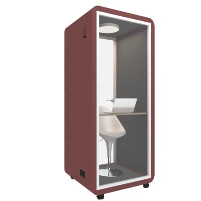 China Sound Proof Cabin Modern Movable Office Booth Sound Proof Office Phone Booth Office Booth for sale