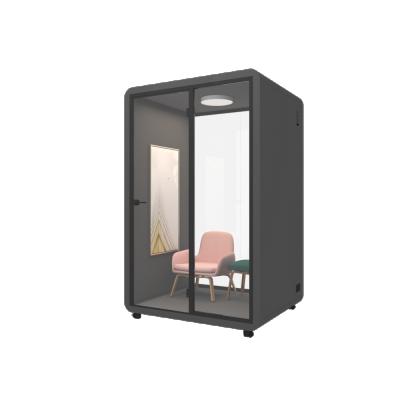 China Modern Style Soundproof Booth Easy Installation Elegant European Style Conference Office Booth Pod for sale