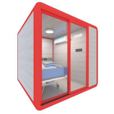 China Modern Sample Room Doctors Cabin Medical Supply Soundproof Prefab Private Silence House for sale