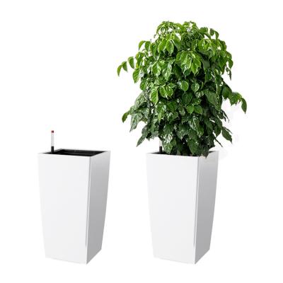 China Wholesale Fancy Large Rectangular Plastic Flower Pot Sets Flower Pot Sets Minimalist Wholesale Planters PP Plant Pots for sale