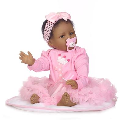 China Silicone Baby Dolls Realistic Simulation Reborn Soft Handmade Wholesale Soft Vinyl Princess Doll Toys For Newborn Children Birthday for sale