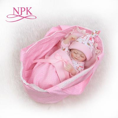 China Mini Real Dolls Realistic Bebes Full Silicone 10inch Reborn Baby Dolls Alive Realistic Reborn Baby Dolls Bath Friend FLASHING Gift for sale