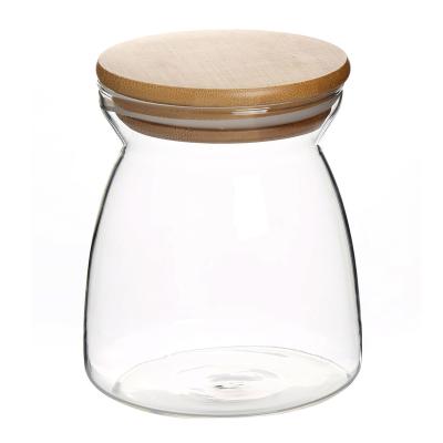 China Withes Viable Glass Lid Storage Tank Wholesale Factory Direct Selling Custom Jar for sale