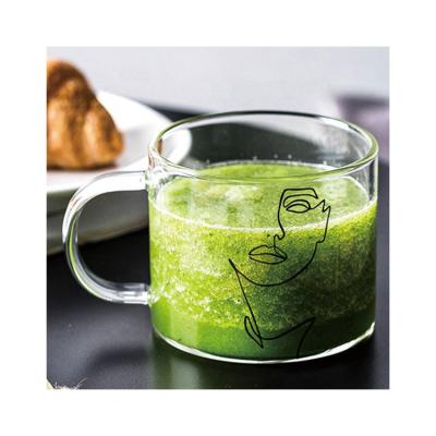 China New Arrival Modern Custom Fruit High Quality Anti-scald Cup Juice Glass Cup for sale