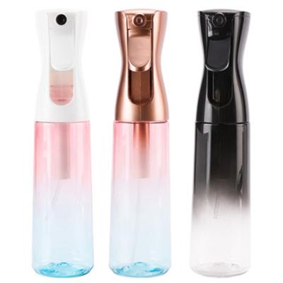 China New haircut spray bottle stain gradient alcohol disinfection spray bottle, beauty salon moisturizing spray bottle for sale