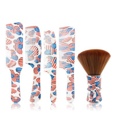 China Salon the latest oil hairdressing salon hair flat comb head styling and broken hair sweeping brush comb for sale