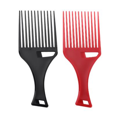 China Salon Hairdressing Oil Head Fork Comb Wide Tooth Comb Styling Comb Hair Styling Hot Tool for sale