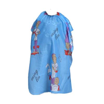 China Hot Sale Hair Salon Spa Hairdresser Cape Kids Haircut Apron Kids Haircut Apron Hairdressing Cape For Child for sale