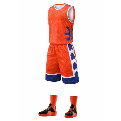 China Antibacterial Professional Wholesale Custom Basketball Clothes Latest Basketball Tank Tops for sale