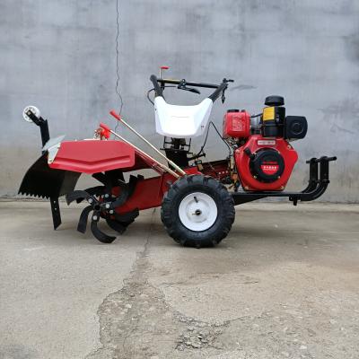 China Cultivate mini hand power diesel tiller walking tractor motocultor for sale