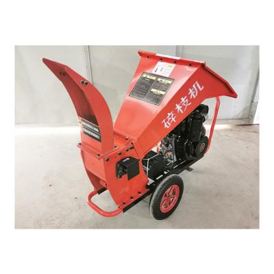 China Wood processing diesel powder branch wood tree leaves cutting machine for sale for sale