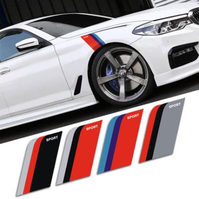 China Sports Sports Decorative Reflective Body Stickers Racing Design Printing Custom Car Decal for sale