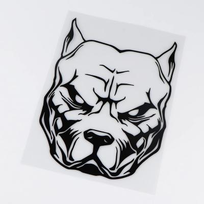 China Fashion Custom Animal Car Decal Head Windshield Stickers Whole Dog Decoration Stickers for sale