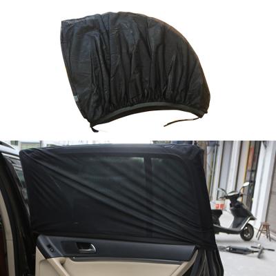 China Environmental Protection Mesh OEM Service Car Window Sunshade Mesh Fabric Curtain Polyester Sun Shade Curtain for sale