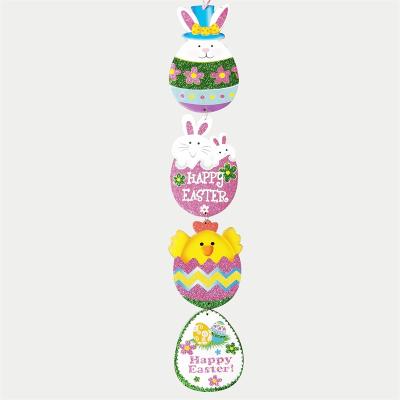 China Wholesale Customized Home Decorate Pendant Gift Bunny Rabbit Easter Egg for sale