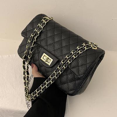 China 2022 Wholesale Women's Factory Bag New Fashion Korean Fashion Shoulder Bag Rhombus Chain Messenger Bag Bags New for sale